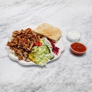 Portion of Chicken Doner Meat