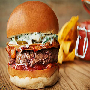 Single Special Burger with Chips