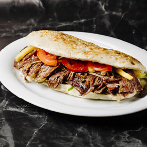 Portion of Doner Meat