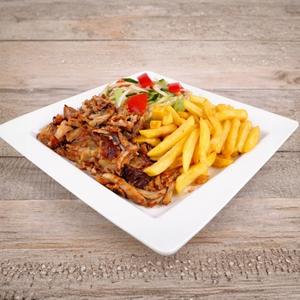 Doner Meat and Chips